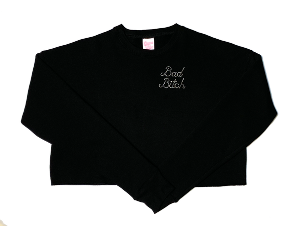 Bad Bitch Cropped Crewneck