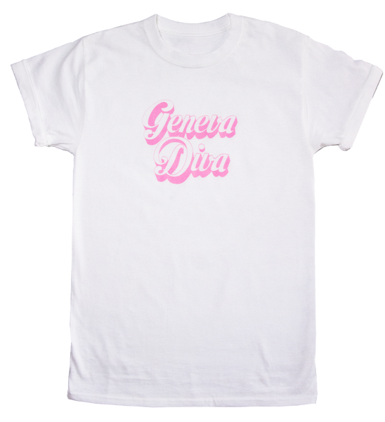 Geneva Diva logo tee