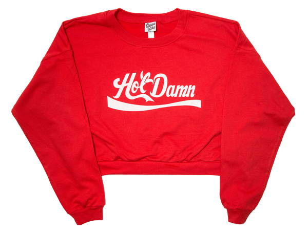 Hot Damn Cropped Sweatshirt