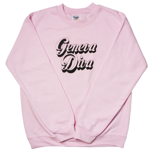 Geneva Diva logo sweatshirt